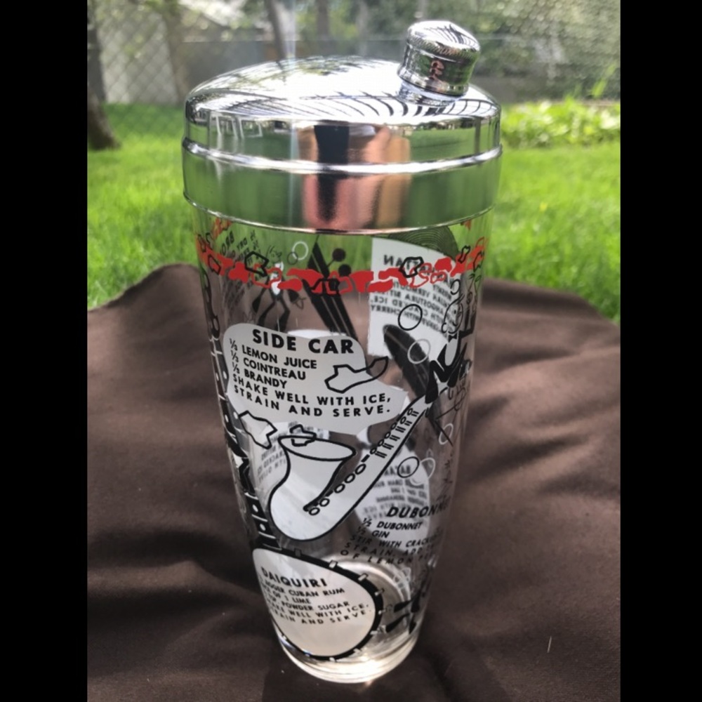 Midcentury Martini Shaker. Vintage Barware. EUC.
